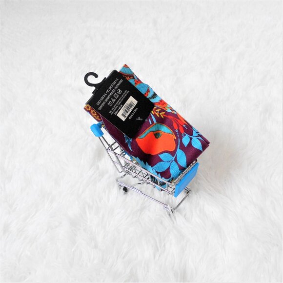 Versace Boys Socks Abbigliamento Sportivo SRL Size 6-8 Burg Multi Floral Kids - Picture 4 of 9